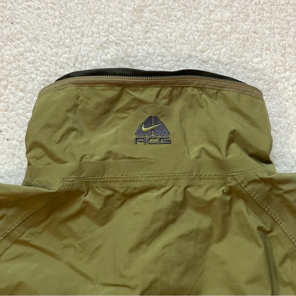 Vintage 90s Nike ACG Earth Tone Tech Cargo Embroidered Shell Jacket Mens L - Picture 8 of 10